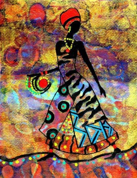  african Art - healer new color connie valasco African